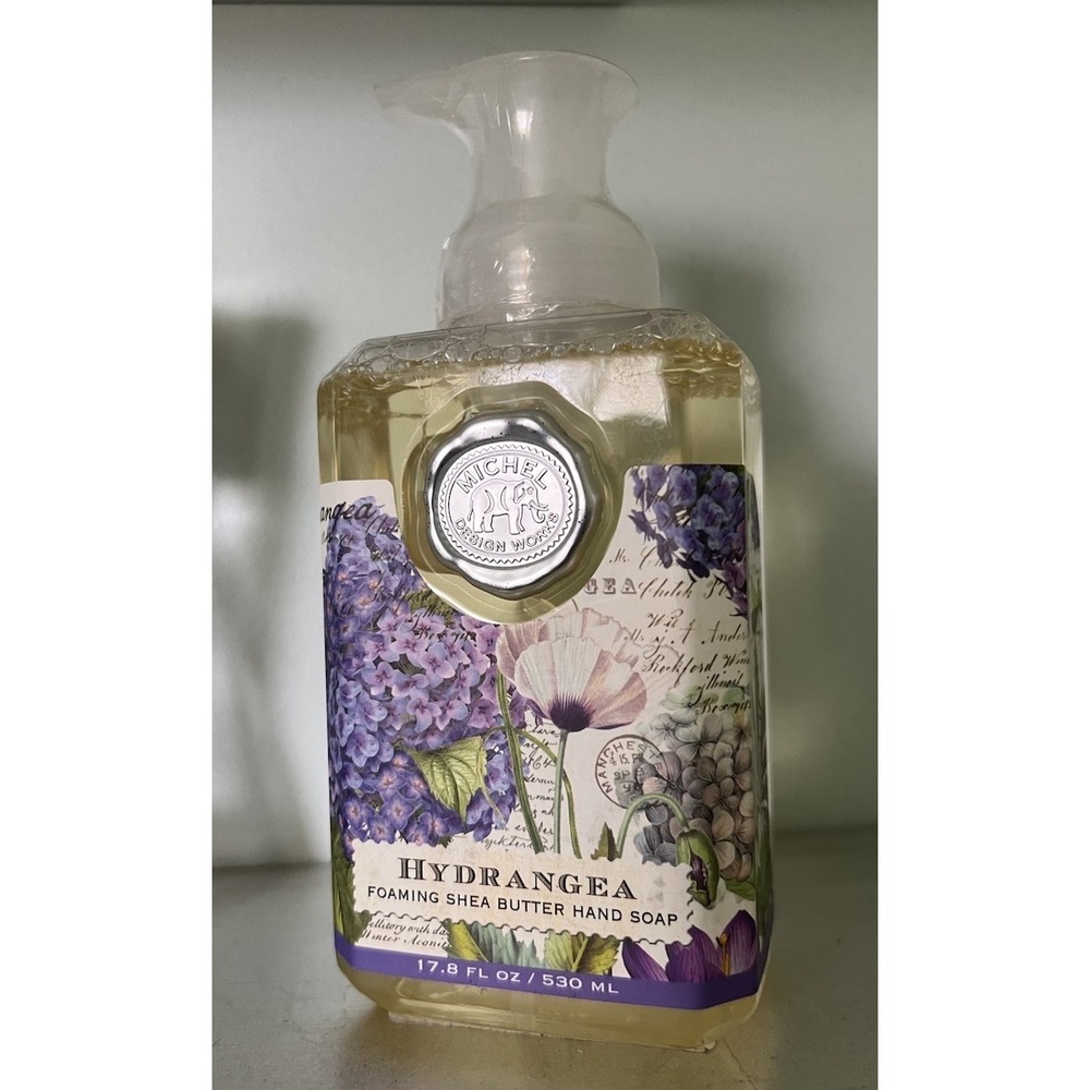 Michel Design Works SHEA BUTTER FOAMING HAND SOAP Hydrangea Blossom 17.8 Oz